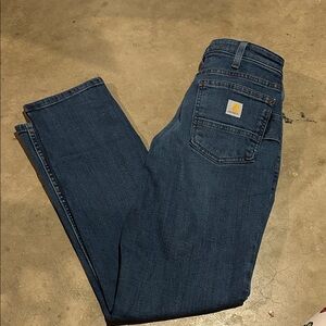 Carhartt Women's Skinny Jeans - Dark Blue